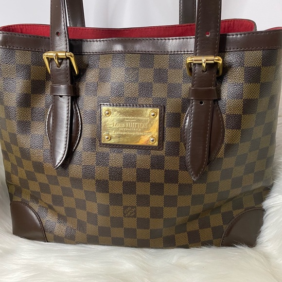 Pre Loved Louis Vuitton Hampstead MM Damier Ebene - Picture 5 of 16